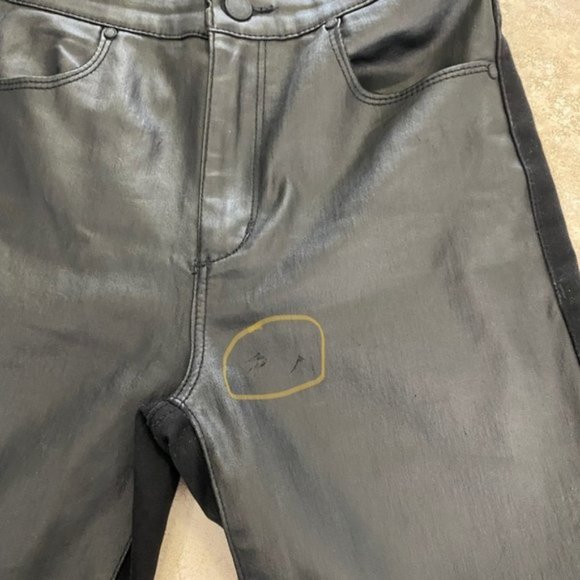 Dynamite Black Faux Leather Pants - Picture 5 of 9